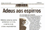 adeus aos espirros